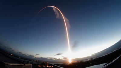 In this long exposure photo, the United Launch Alliance Atlas V rocket carrying the Boeing Starliner crew capsule lifts off on an orbital flight test to the International Space Station from Space Launch Complex 41 at Cape Canaveral Air Force station in Cape Canaveral. AP Photo