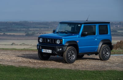 The Jimny can scrabble over anything.