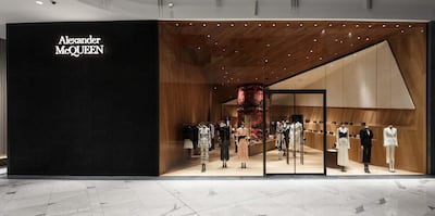 The Alexander McQueen store in Dubai. Courtesy Alexander McQueen