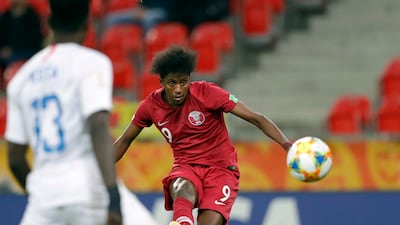 Qatar's Yusuf Abdurisag said he himself was subject to racist remarks. AP