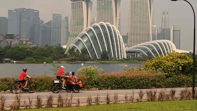 Singapore is the world's fifth wealthiest city with 240,100 millionaires. AFP