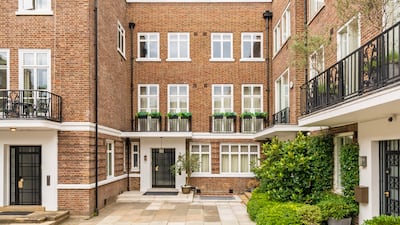 The former embassy in London's Gloucester Square is now a luxury home listed for sale. Dexters