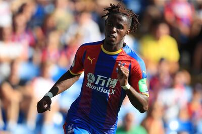 Crystal Palace's Wilfried Zaha. Getty Images