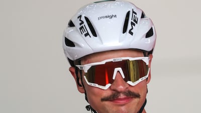 UAE Team Emirates' Australian rider Jay Vine ahead of Stage 6. AFP