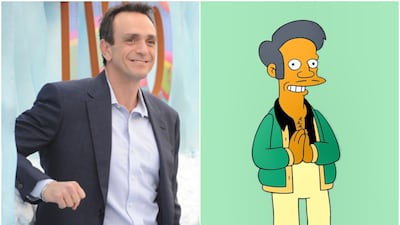 Hank Azaria has apologised for endorsing racial stereotypes through the role of Apu on 'The Simpsons'. Getty Images / AFP, AP Photo