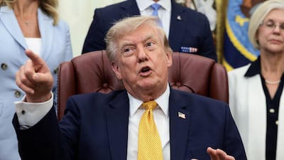 US President Donald Trump said oil majors are 'making too much money based on a shortage'. Reuters