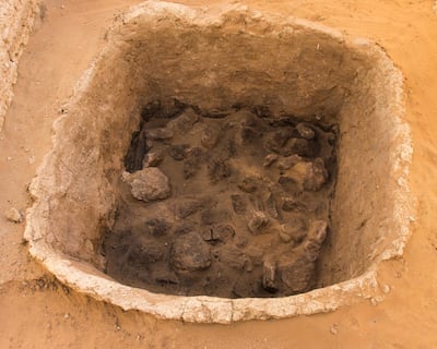 A clay tannour found at Hili 2 in Al Ain. Courtesy Department of Culture and Tourism - Abu Dhabi