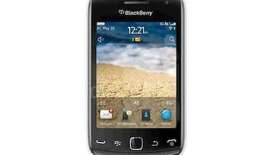 The BlackBerry Curve 9380. Photo by Research in Motion