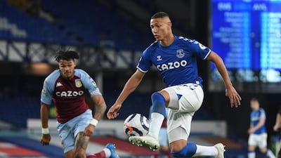 Everton's Richarlison in action. Reuters