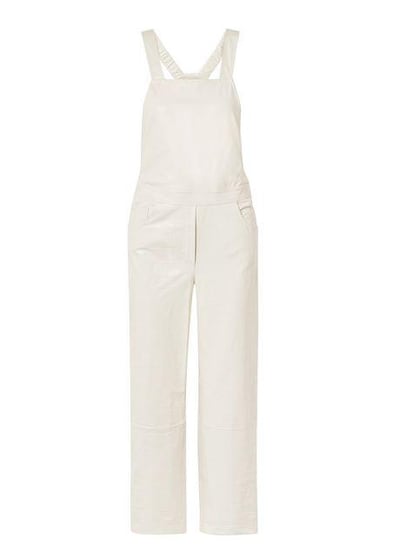 Nanuska Frank croc-effect vegan leather overalls. Net-a-Porter