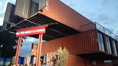 Exterior view of All The World's A Mosque. Anna Seaman/The National