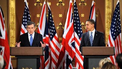 The G20 meeting, hosted by UK premier Gordon Brown, here seen with US president Barack Obama, has lifted the Gulf.