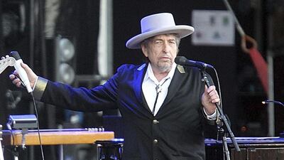 US singer-songwriter Bob Dylan. AP