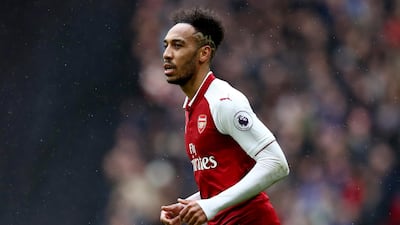 Arsenal's Pierre-Emerick Aubameyang is not eligible for the Europa League. Catherine Ivill / Getty Images