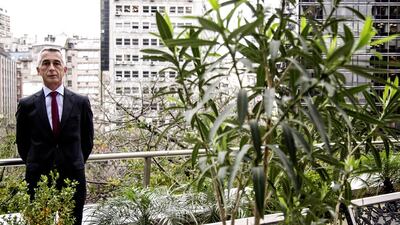 Martin Denari, the global director of Orange Business Services' industry sector focused on oil, gas and mining. Diego Giudice for The National