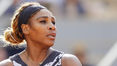 Serena Williams overcame a slow start to beat Vitalia Diatchenko in the first round of the French Open. AFP