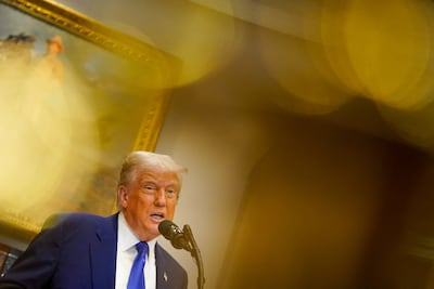 US President Donald Trump has offered Iran an olive branch but threatened military action if no deal is made. Reuters