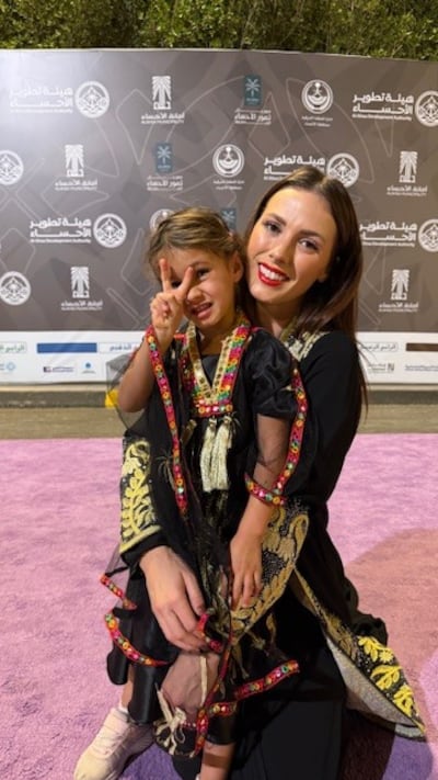 Jacquelyn Bagan, seen here with daughter Amira, advocates choosing appropriate attire based on occasion and location. Photo: Jacquelyn Bagan