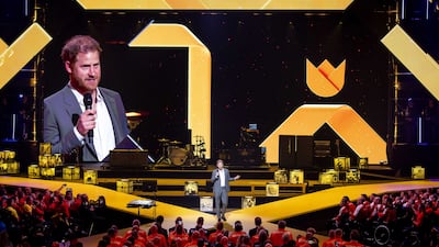 The Duke of Sussex praised the Ukrainian team. EPA