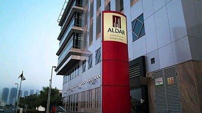 Aldar Properties has seen its shares rise by almost 7 per cent today on the Abu Dhabi bourse.