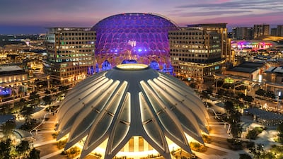 Aerial view of the UAE Pavilion. Photo: Expo 2020 Dubai