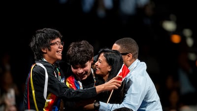 Celebrations at the Abu Dhabi National Exhibition Centre