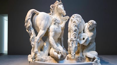 The Horses of the Sun in place in the completed museum gallery. Christopher Pike / The National