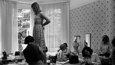 A dressmaker's shop in London in the 1960s. Getty Images