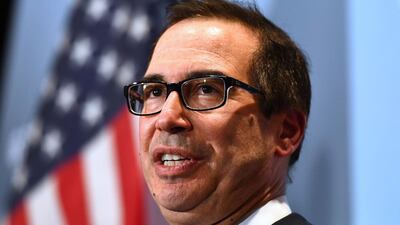 U.S. Treasury Secretary Steven Mnuchin said the US was not abandoning its leadership in the global economy.