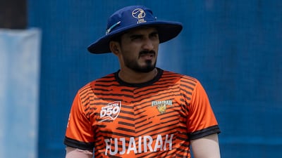 Khuzaima Tanveer was recalled from the Karachi Kings squad at the PSL to tour Nepal with the UAE instead. Antonie Robertson/The National