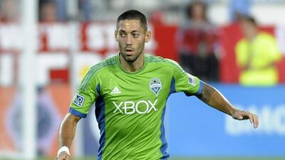 Clint Dempsey moved from Tottenham to Major League Soccer's Seattle Sounders in August. Brad White / Getty Images/ AFP