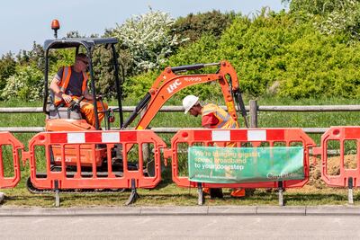 CityFibre has rollouts under way that will deliver full fibre networks covering eight million UK homes. Alamy