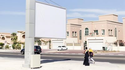 Residents said such services should not be advertised in such a way, saying it went against local culture. Reem Mohammed / The National