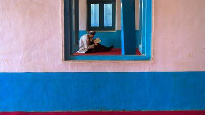 Man in Bamiyan Mosque, 2006. Copyright ©Steve McCurry/ Magnum Photos