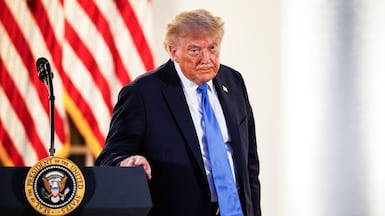 President Donald Trump's overall approval rating is at 37 per cent, down from 40 per cent in July, the Marquette Law School poll found. Bloomberg
