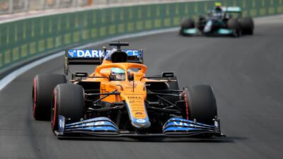 McLaren's Daniel Ricciardo during practice. Reuters