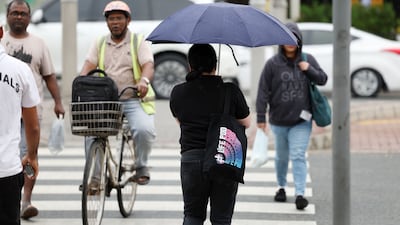 More showers are forecast for parts of the UAE, the National Centre of Meteorology has said. Chris Whiteoak / The National