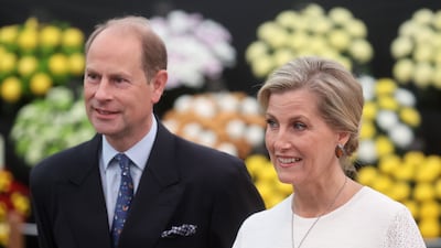 The Earl and Countess of Wessex during the royal visit to the Chelsea Flower Show at the Royal Hospital Chelsea, London, in September 2021. PA