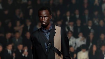 A look from Dior Men's pre-fall 2019 show in Tokyo.