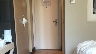 Simon Collingwood ran a 5k marathon in his hotel room.