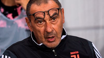 Maurizio Sarri faces Parma in his opening Serie A game at the Juventus helm. AFP