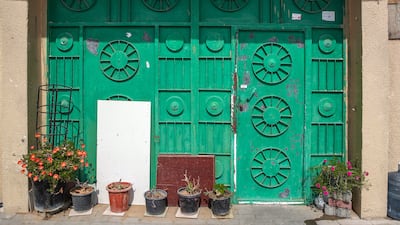 This door is on Al Azim Street in Al Muwaiji, Al Ain