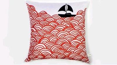 Bigger Boat cushion. Courtesy of Mengsel Design