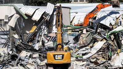 Israeli bulldozers demolish parts of UNRWA headquarters in East Jerusalem in January 2026. EPA