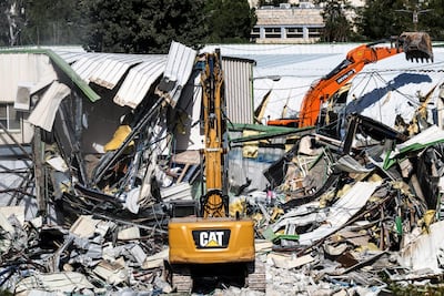 Israeli bulldozers demolish parts of the headquarter of the United Nations Relief and Works Agency (UNRWA) in the east Jerusalem neighborhood of Sheikh Jarrah, 20 January 2026. EPA / ATEF SAFADI