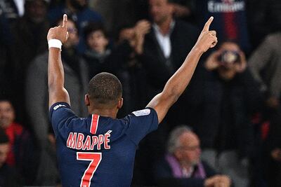Paris Saint-Germain's French forward Kylian Mbappe is enjoying a purple patch at the moment. AFP