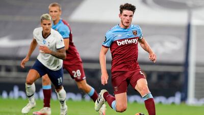Declan Rice - 7: Was a human shield in front of West Ham's defence and showed some good touches and fine passes going forward. AFP