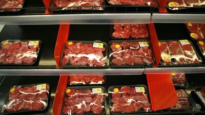 Halal certification is important for imported meat products in the UAE. Asmaa Al Hameli / The National