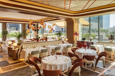 The open-plan dining room at Roberto's brings a sense of the Mediterranean to DIFC. Photo: Roberto's