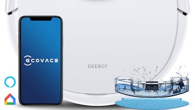 The EcoVacs Robot vacuum cleaner and Mop Deebot N8 is available for up to 37 per cent off on Amazon. Photo: Amazon